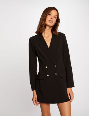 Combinaison droite avec boutons noir femme | Morgan