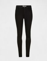 Jeans skinny taille haute avec clous noir femme | Morgan