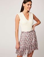 Body sans manches à épaulettes ecru femme | Morgan