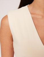 Body sans manches à épaulettes ecru femme | Morgan
