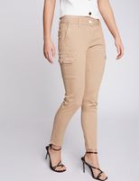 Pantalon droit taille standard sable femme | Morgan