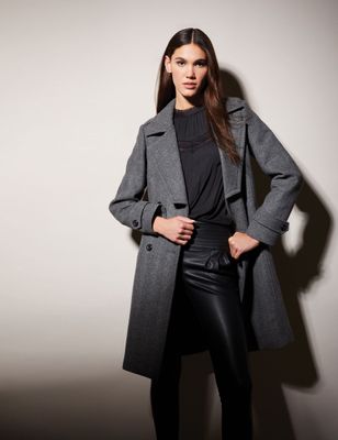 manteau gris anthracite
