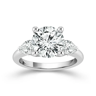 Beautiful Bride Quad Princess-Cut Diamond Engagement Ring in White Gold, 1ctw