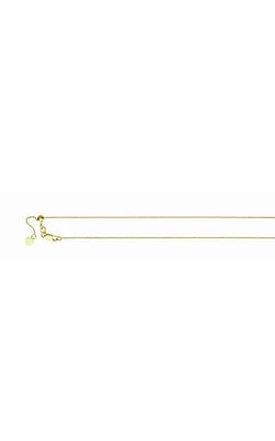 Adjustable 1.2mm Cable Chain Necklace in 14K Yellow Gold - 22 Inch