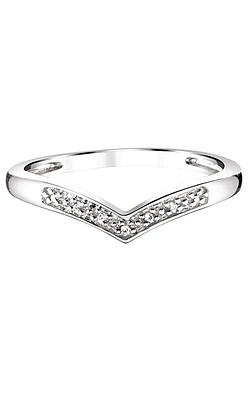 Ladies Diamond Accent Chevron Ring