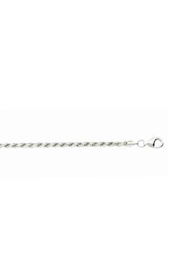 2.9mm Diamond-Cut Rope Chain Necklace in Sterling Silver - 24