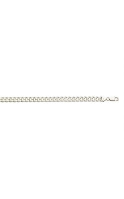 8.5mm Curb Chain Necklace in Sterling Silver - 22