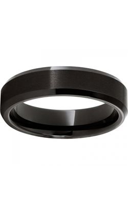 Men's Black Diamond Ceramic Band