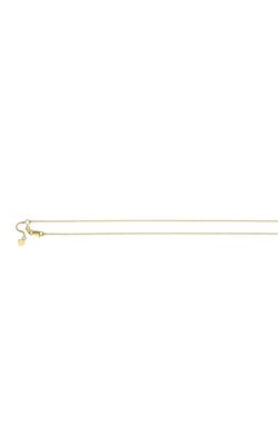 88mm Adjustable Box Chain Necklace in 14K Gold