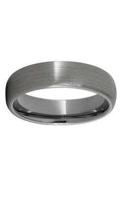 Men's 6mm Rugged Tungsten Domed Satin Band