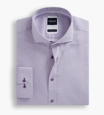 Modern Fit Non-Iron Geo Print Dress Shirt
