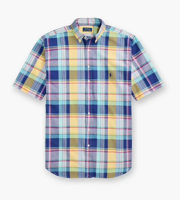 Plaid Oxford Casual Shirt