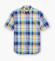 Plaid Oxford Casual Shirt