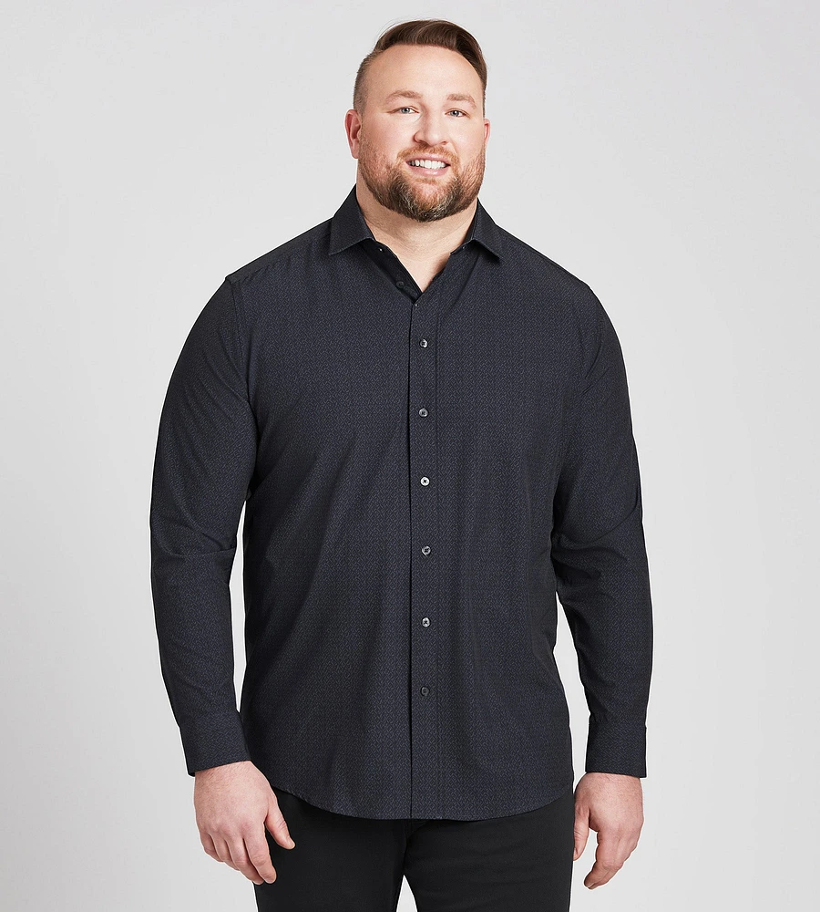 Britches Abstract Print Stretch Shirt