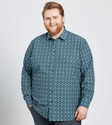 Britches Floral Print Stretch Shirt