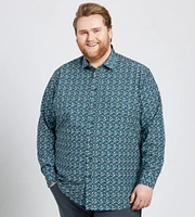 Britches Floral Print Stretch Shirt