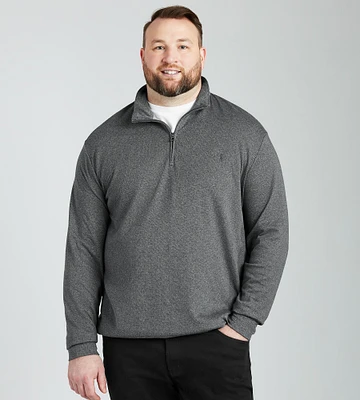 Luxury Jersey Quarter-Zip Pullover