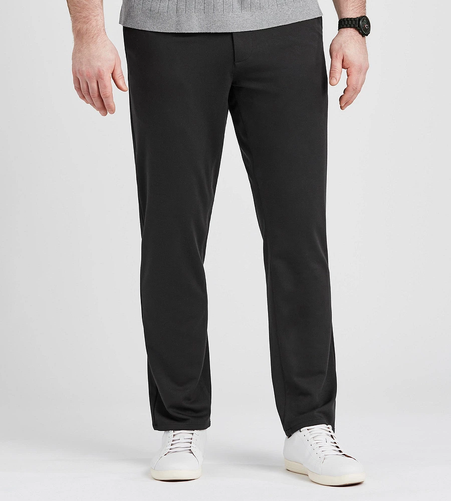 Birdseye Knit Flat Front Pants