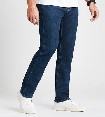 Stretch Denim Athletic Fit Dark Wash