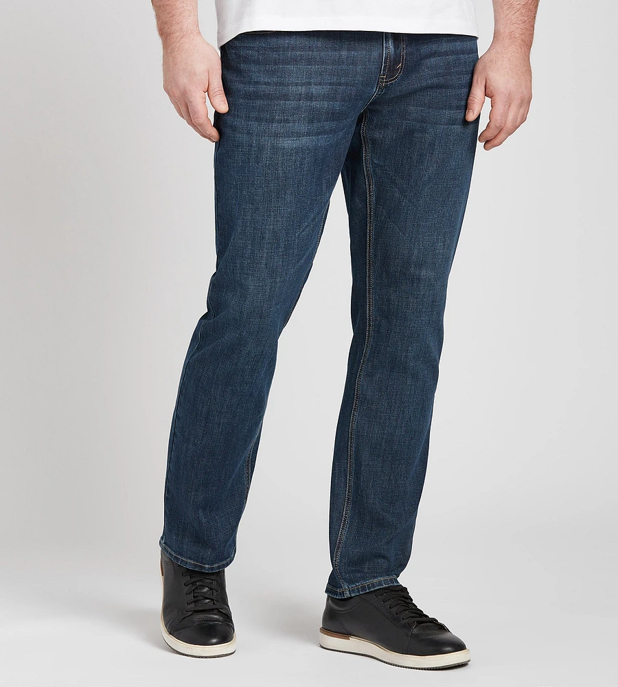Straight Leg Denim Jean Dk Wash