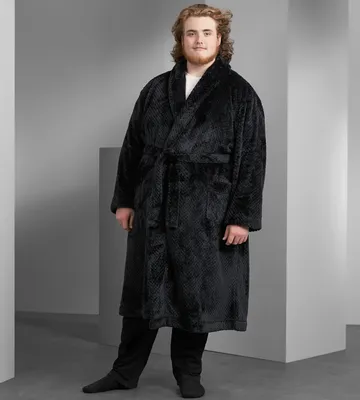 Tonal Plush Robe