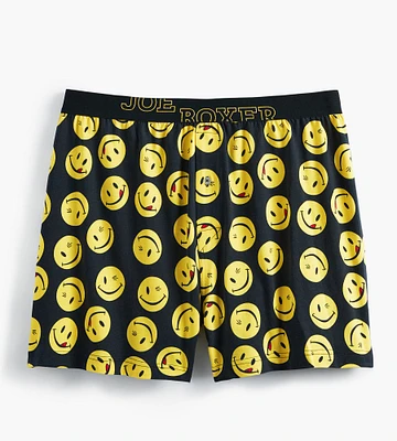 Smiley Print Loose Boxers