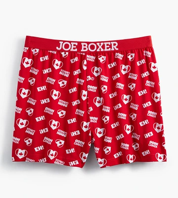 Canada Print Loose Boxers