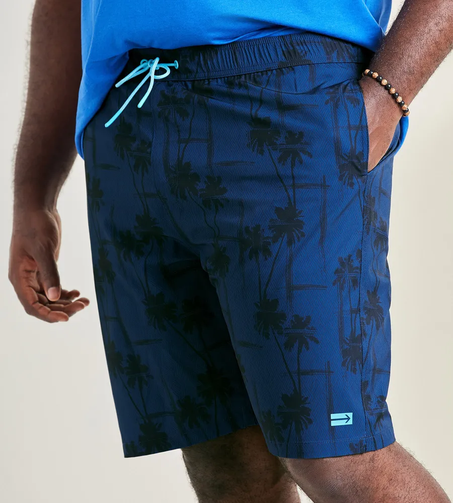 Palm Tree Print Swim Shorts