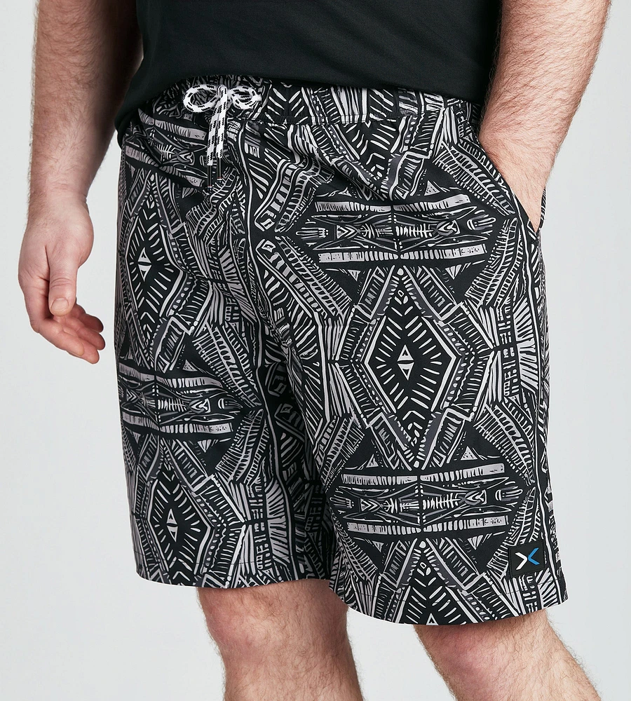 Aztec Print Swim Shorts