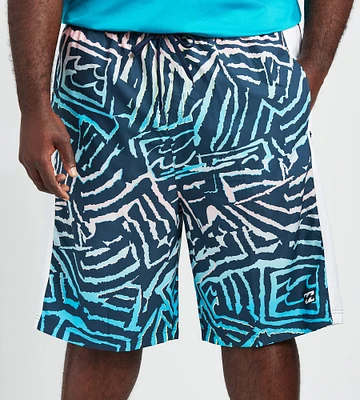 Abstract Print Swim Shorts