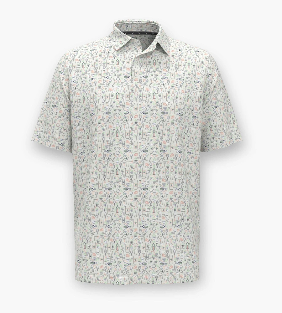 All Over Novelty Print Polo