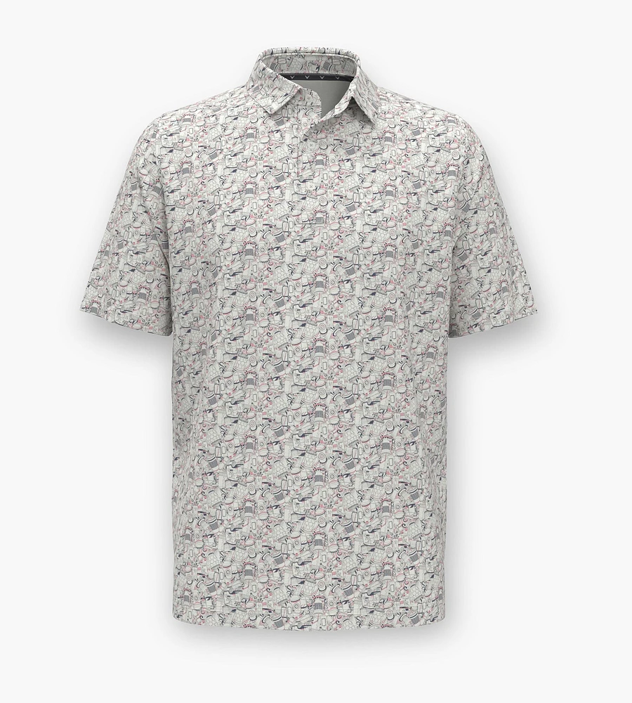 Essential Drink Print Polo