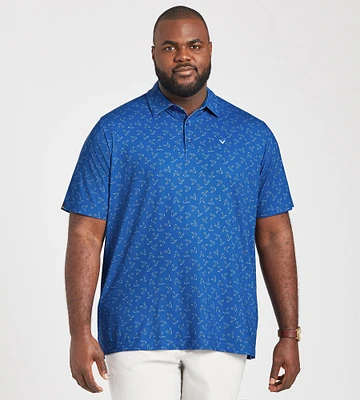 Chevron Printed Polo