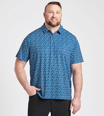 Cocktail Print Polo