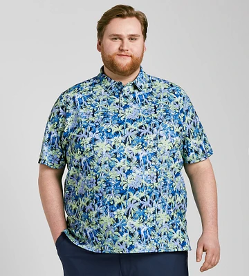 Sunrise Confetti Print Polo