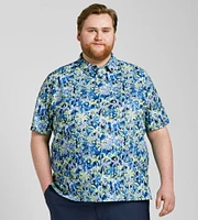 Sunrise Confetti Print Polo