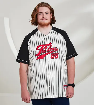 Varsity Pinstriped Baseball Jersey