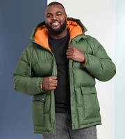 Faux Down Parka