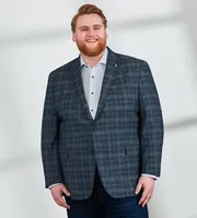 Modern Fit Check Woven Sport Jacket