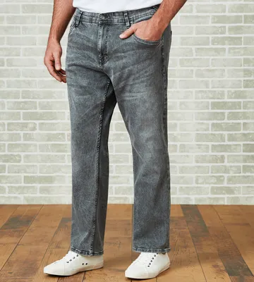 Straight Fit Five-Pocket Jeans