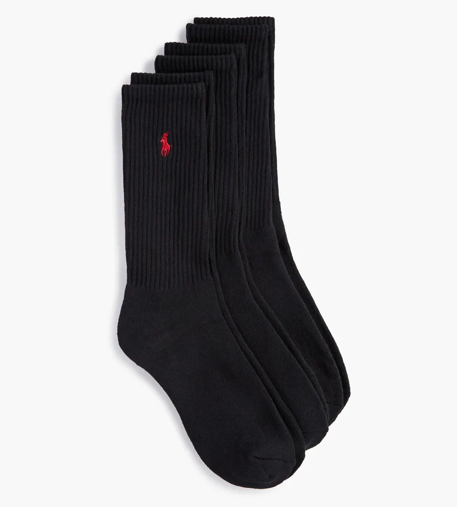 3-Pack Athletic Crew Socks