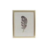 Cuadro Giclee Feathers, Set de 4 Piezas