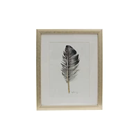 Cuadro Giclee Feathers, Set de 4 Piezas