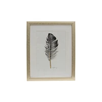 Cuadro Giclee Feathers, Set de 4 Piezas