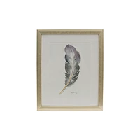 Cuadro Giclee Feathers, Set de 4 Piezas