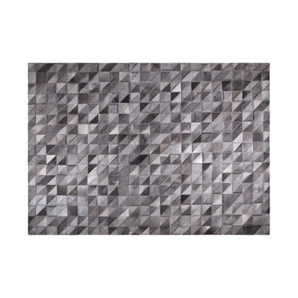 Tapete Cow Hide Rug Pixel Lt Grey