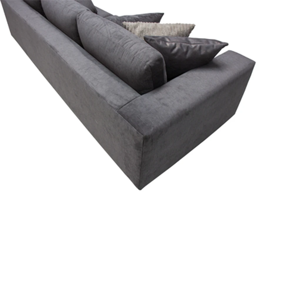 Love Seat Viena Charcoal