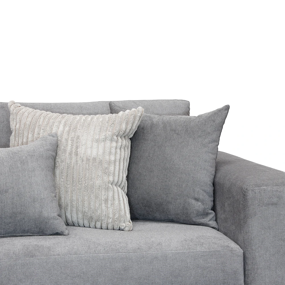 Love Seat Viena Charcoal II