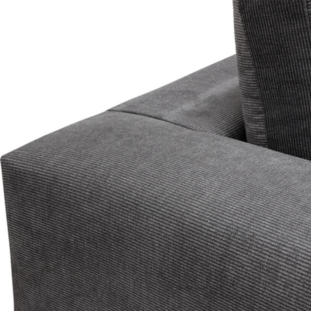 Love Seat Viena Charcoal II