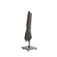 Sombrilla Siesta 3.0 M Wood-Look Charcoal